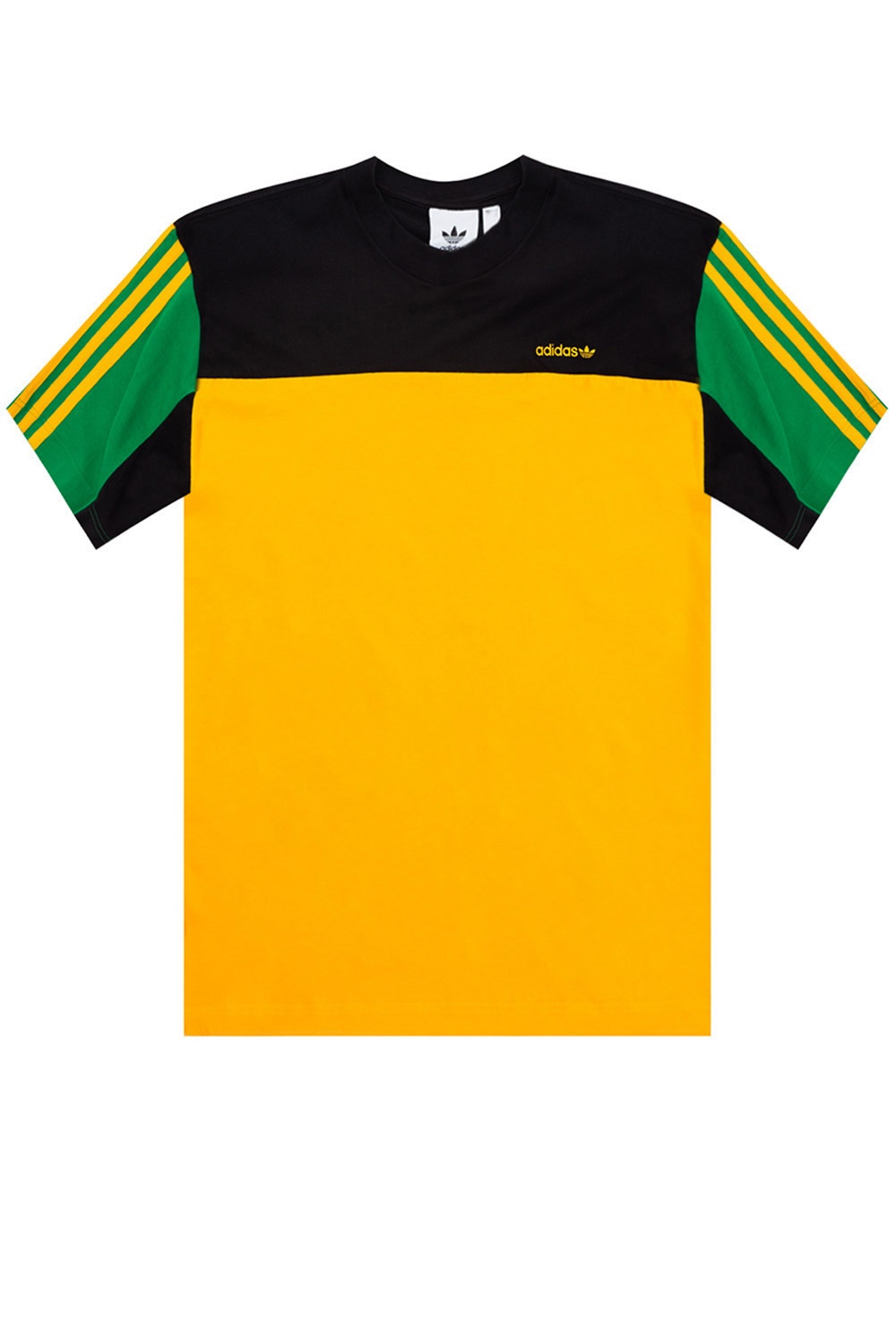 yellow green adidas t shirt